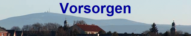 Vorsorgen